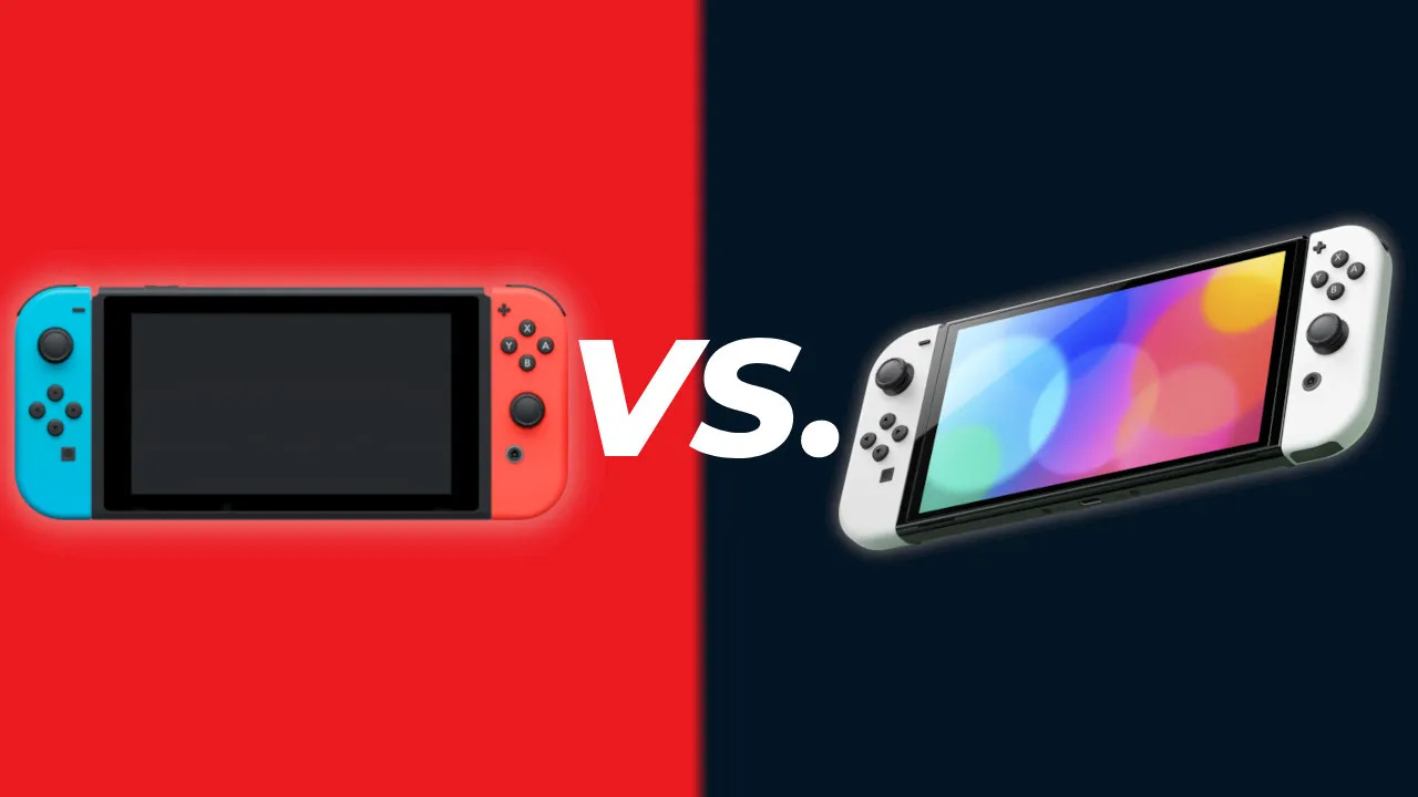 Nintendo Switch OLED vs. Original - Screen Resolution and Size