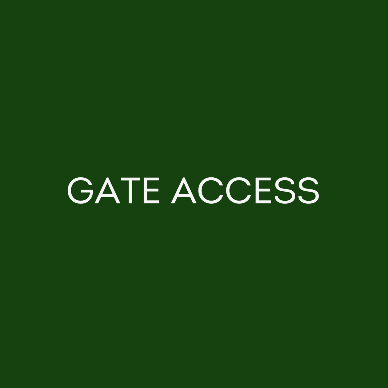 Artwork for Gate Access