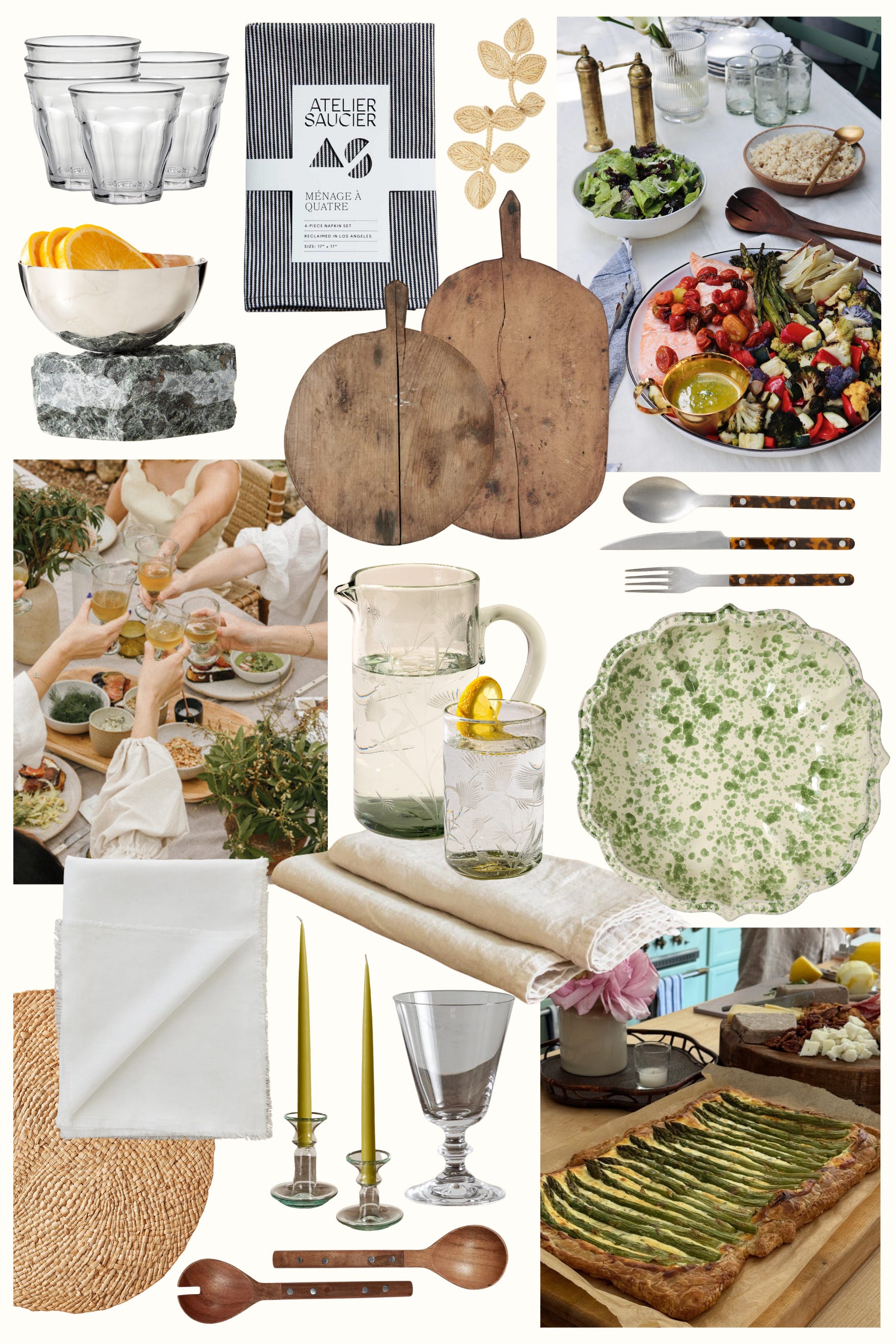 Hickory Stripe Napkin Set