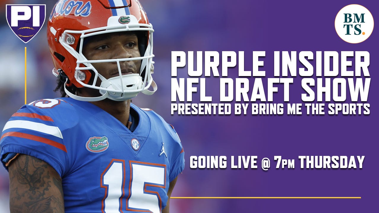 Join the Purple Insider NFL Draft Show tonight