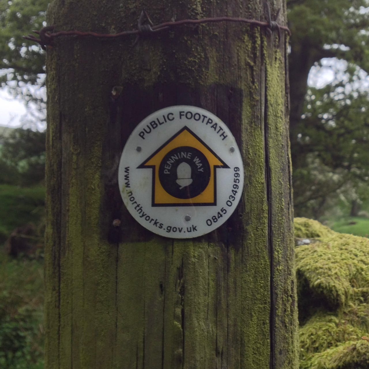 Walking to Scotland: The Pennine Way logo