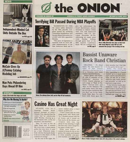 No Joke!: The Onion ending last print editions