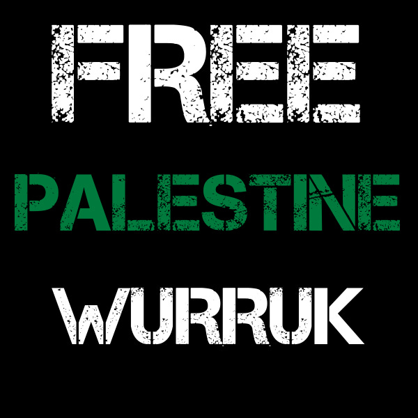 Free Palestine Wurruk logo