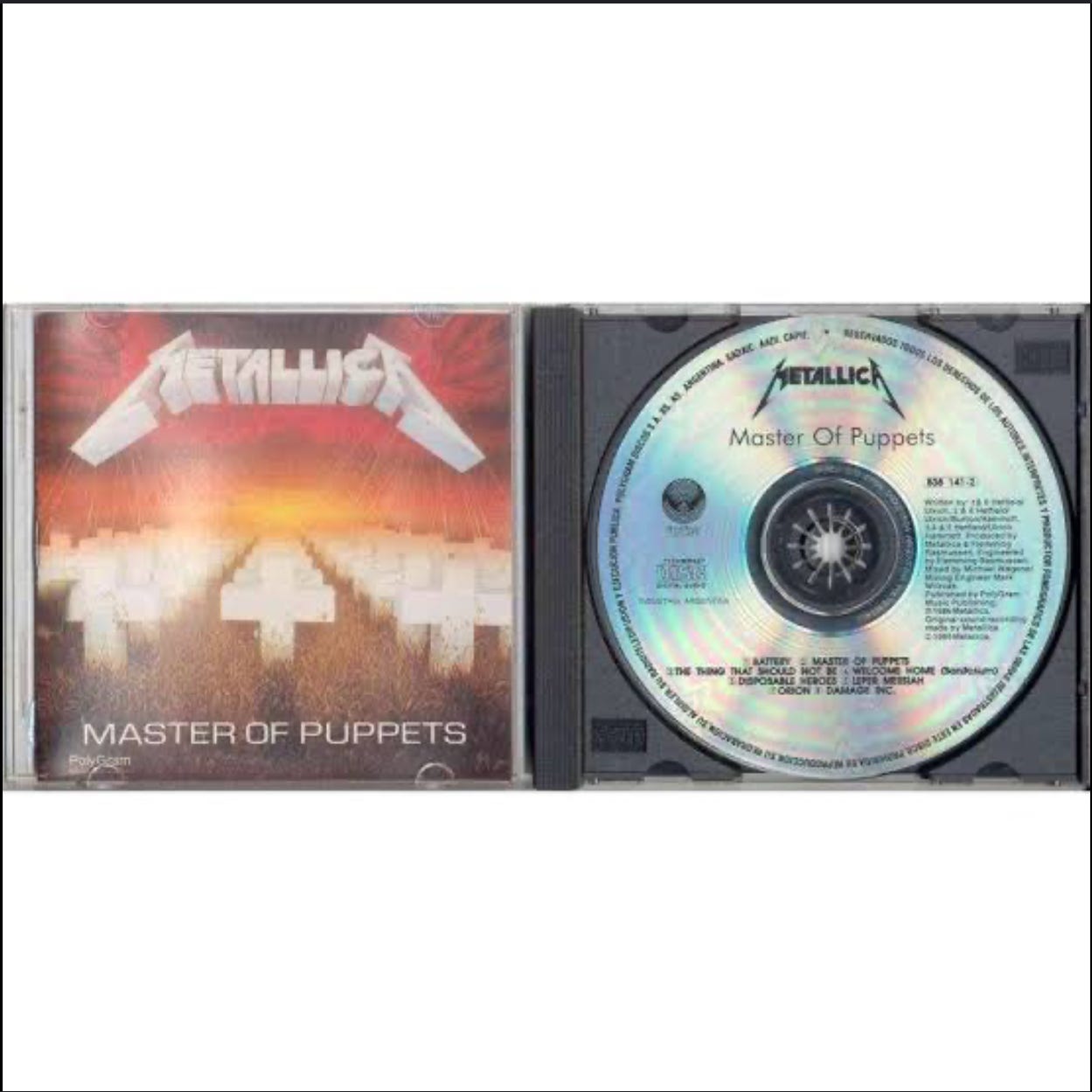 Only CDs Is Sounding Like These # 3: Metallica, Master of Puppets (1986)