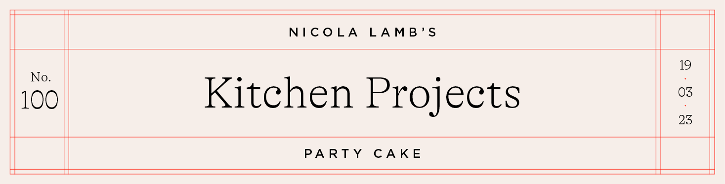 Kitchen Project 100 Party Cake By