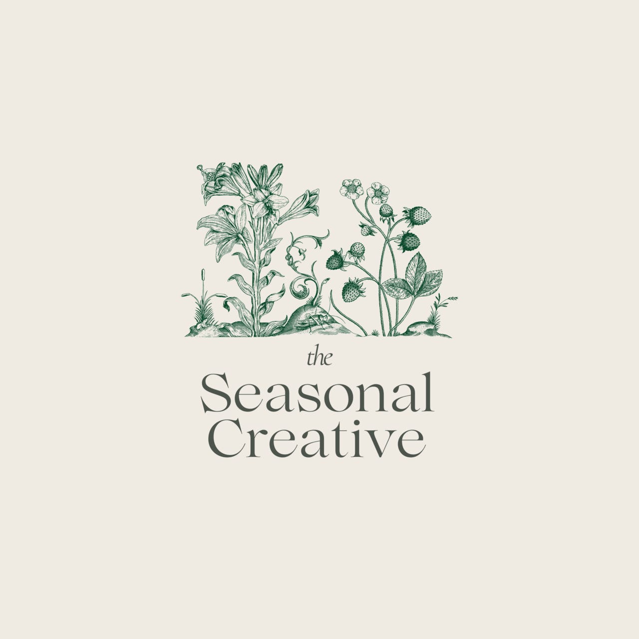 The Seasonal Creative by Folk & Kin  logo