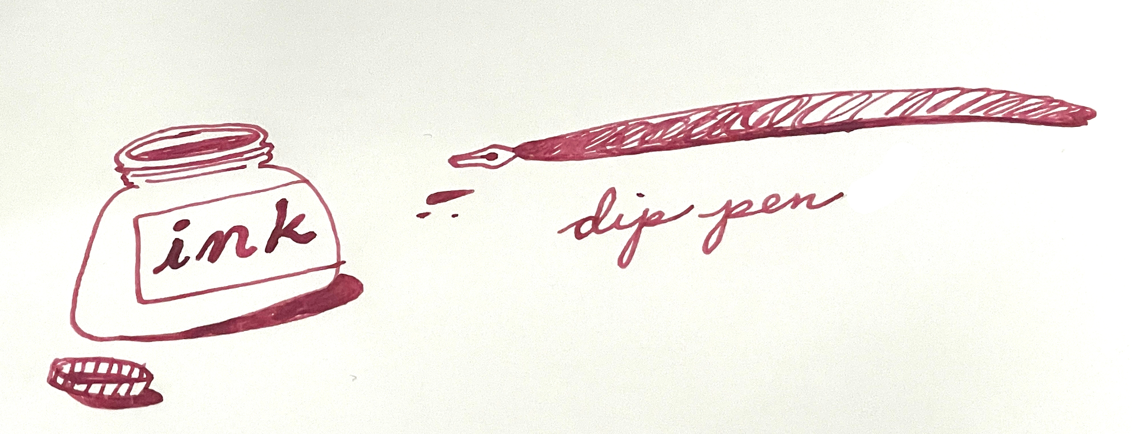 Dip Nib And Fountain Pen Sketching - Comparing Steel Nibs And My Lamy Pen