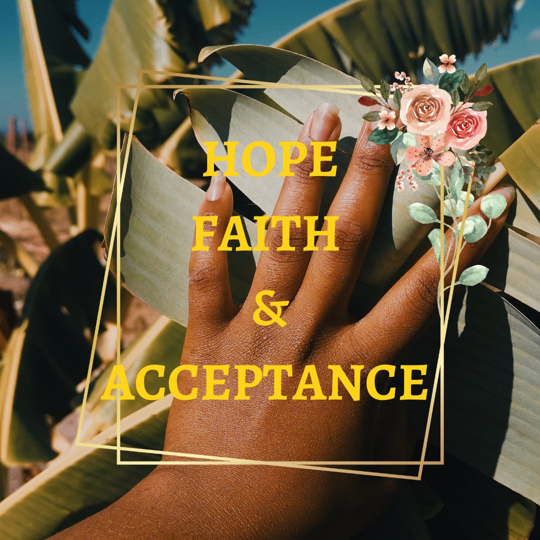 Artwork for Hope, Faith & Acceptance 