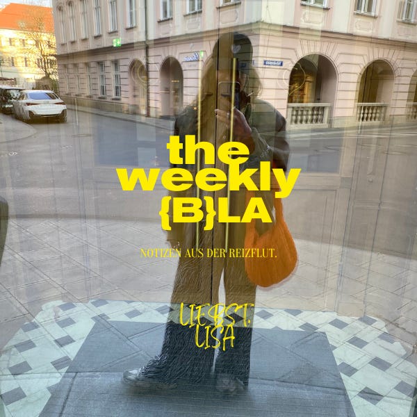The weekly (B)LA logo