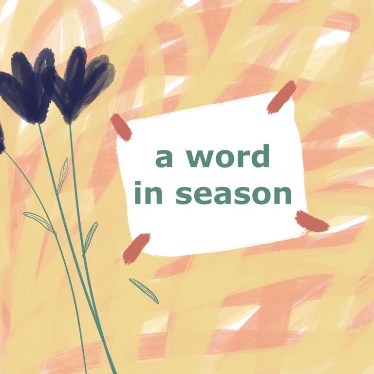 A Word In Season