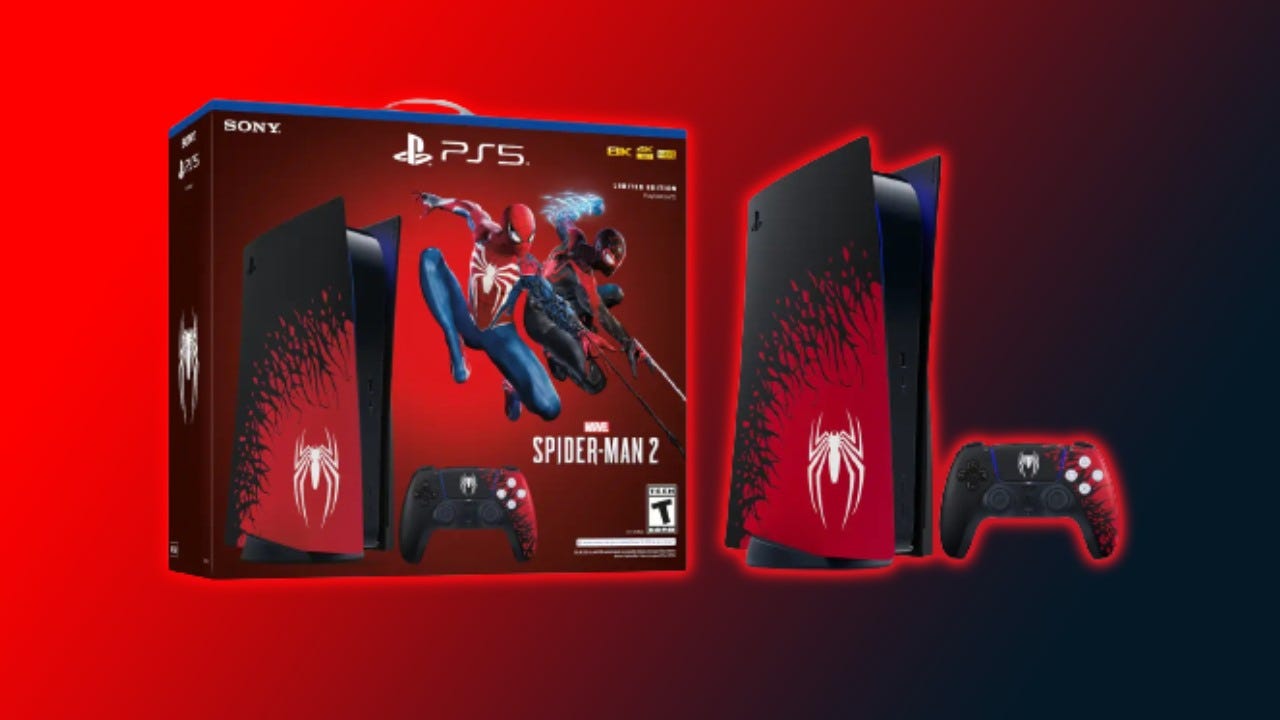 PlayStation 5 Disc Console - Marvel's Spider-Man 2 Bundle