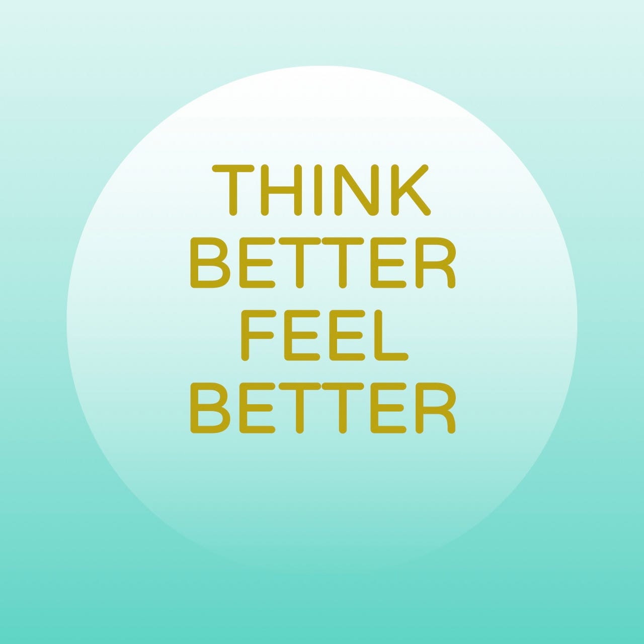 Think Better Feel Better 🌿😊 logo