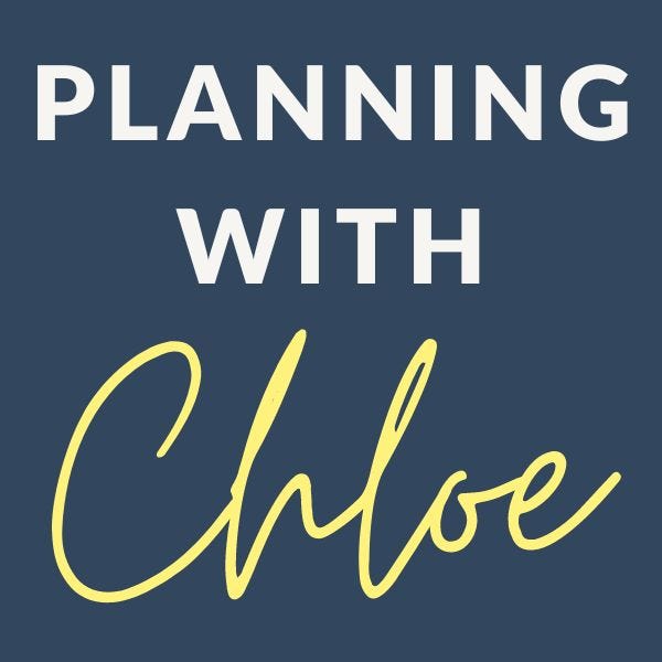 Planning with Chloe logo