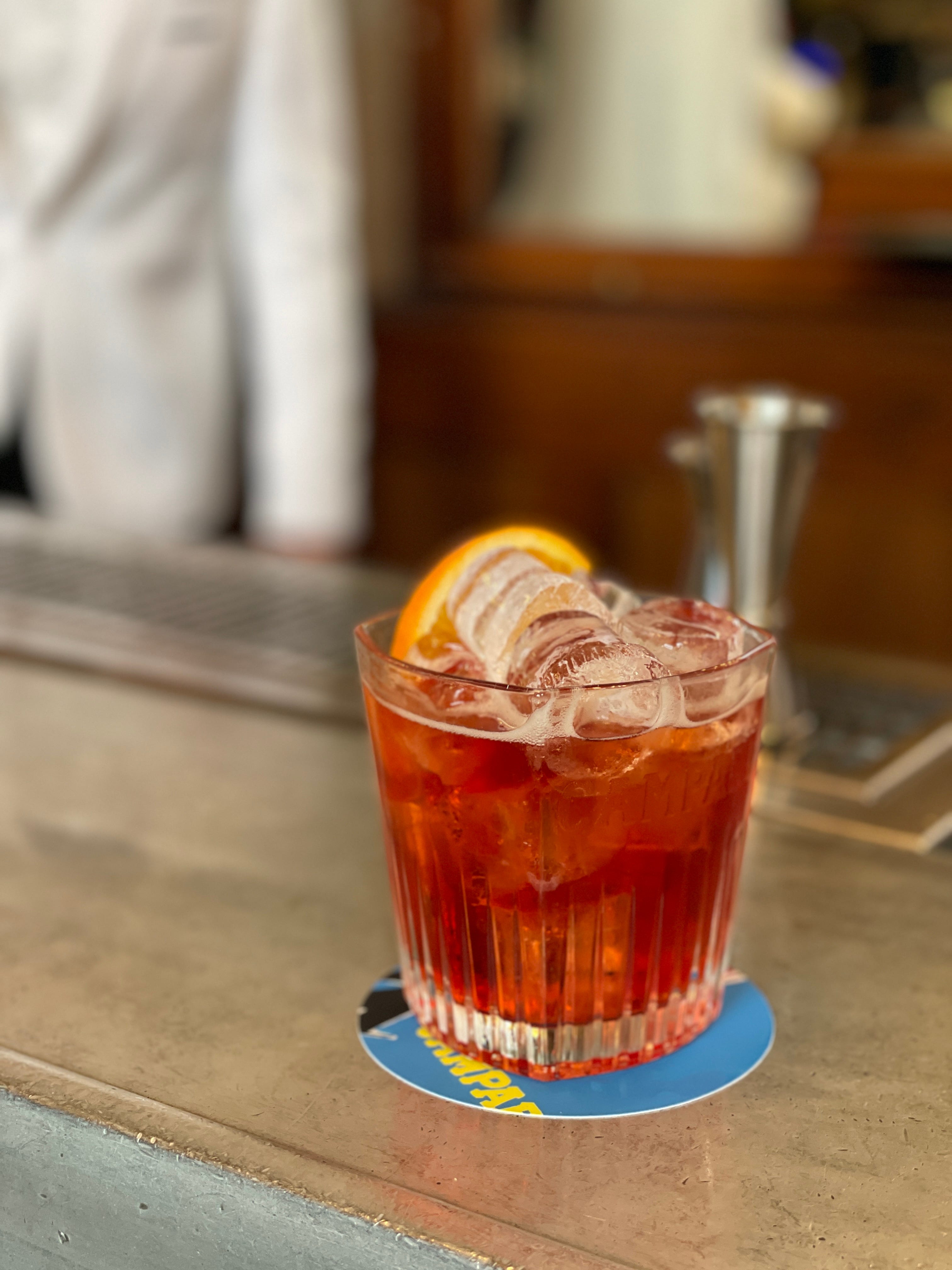 Put a Coffee Cube in Your Negroni