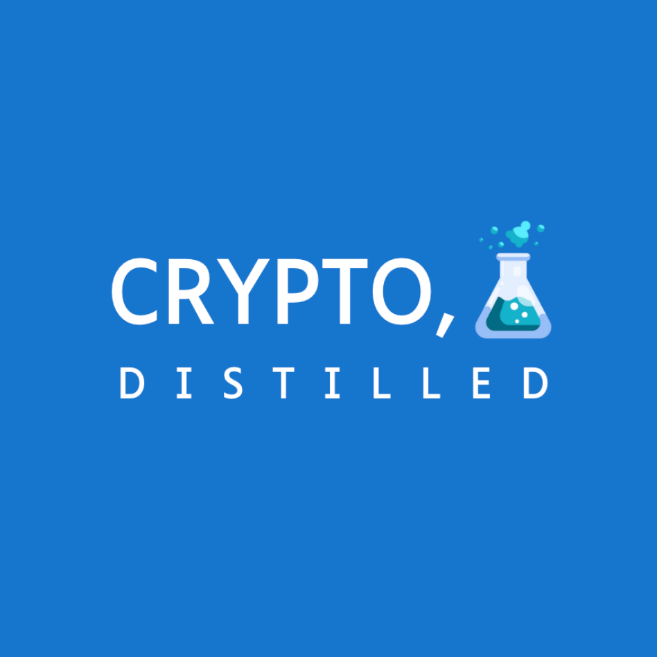 Crypto, Distilled logo