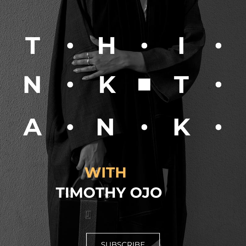 Think Tank with Timothy Ojo logo