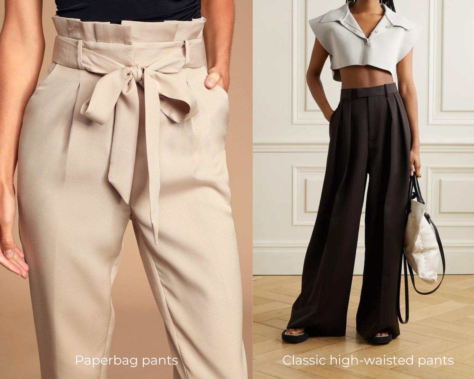 What to Wear With Paperbag Pants  High waisted pants, Timeless