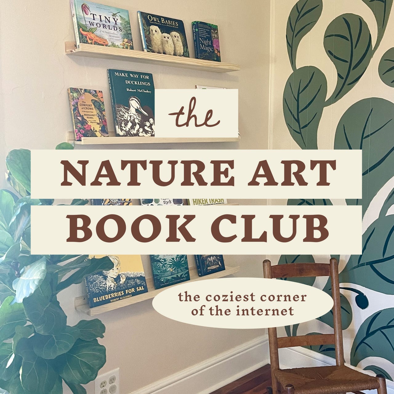 The Nature Art Book Club logo