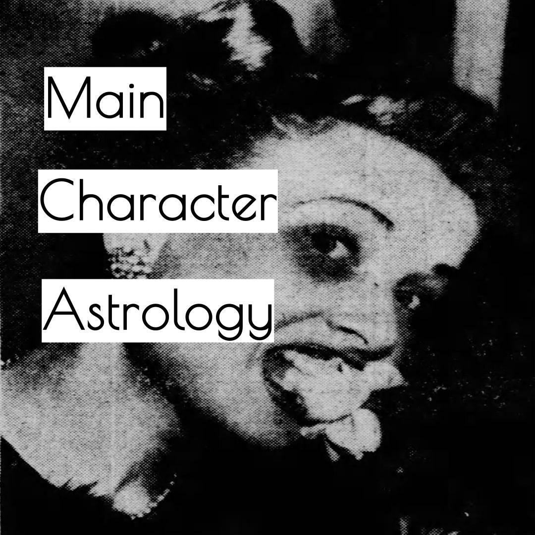 Main Character Astrology