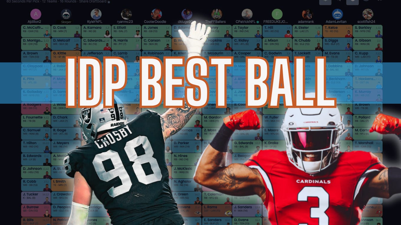 Football is Back! (And so is IDP Best Ball)