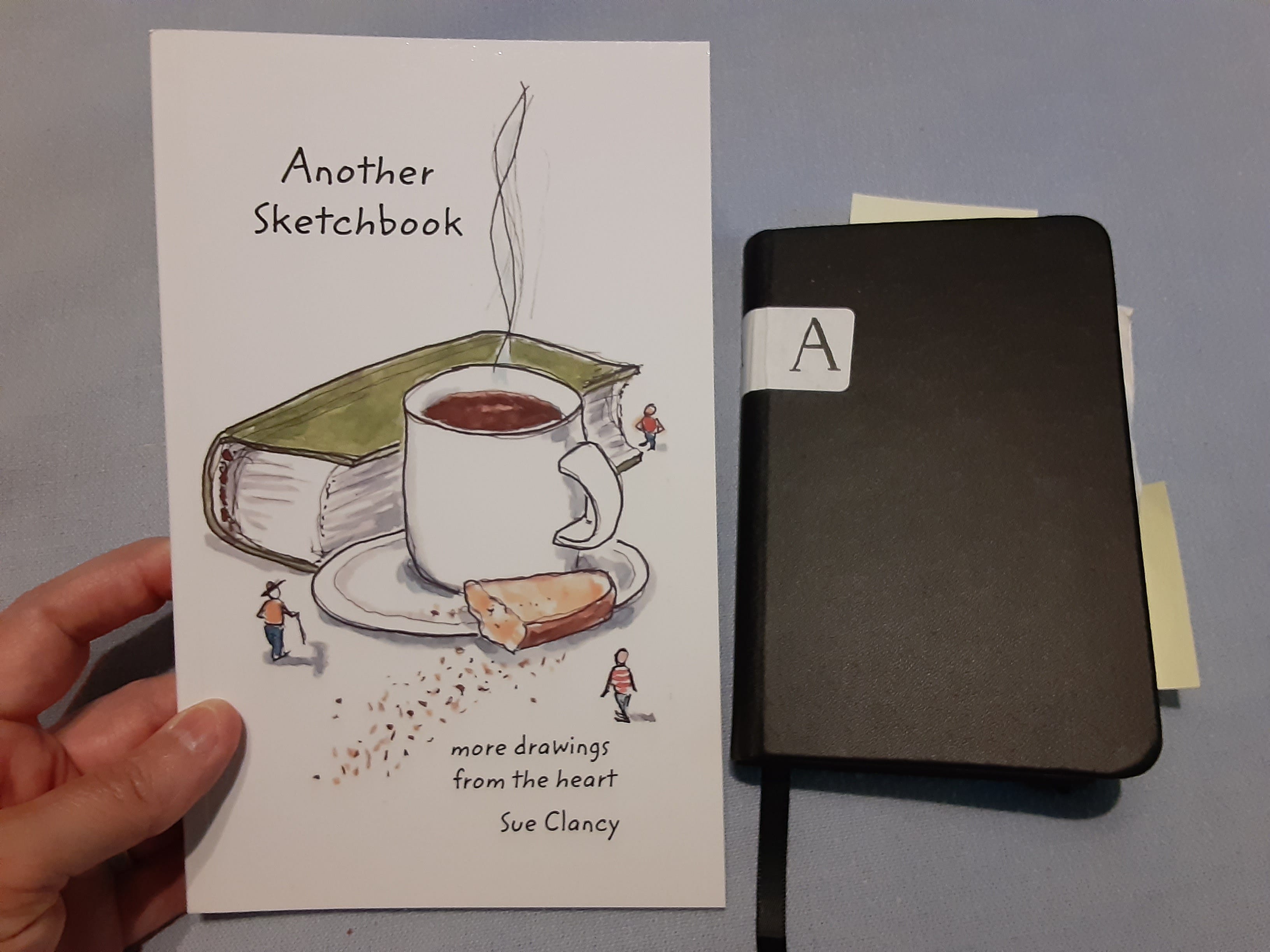 Feeding sketchbooks, notebooks - by Sue Clancy