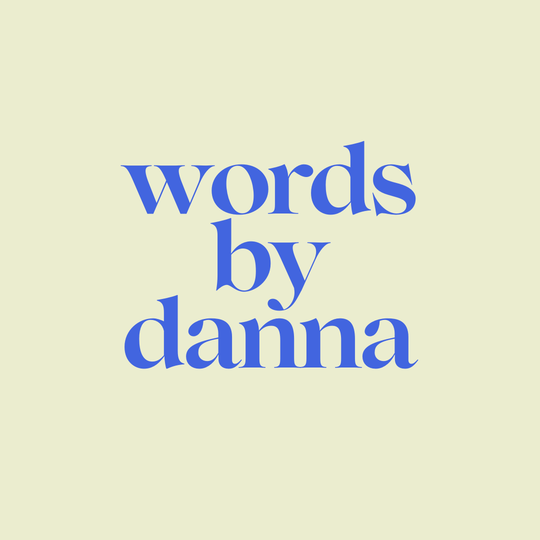 Artwork for words by danna