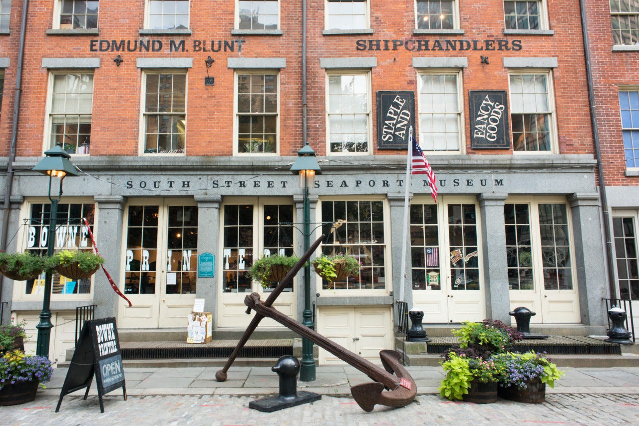 One Printing Press and Three Museums - South Street Seaport Museum