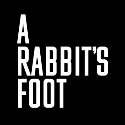 A RABBIT'S FOOT  logo