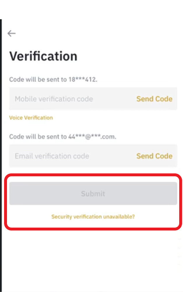 Verification code