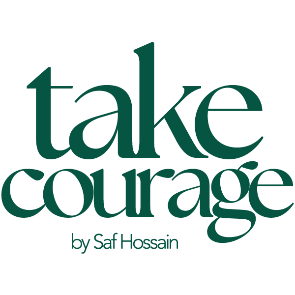 Take Courage by Saf Hossain logo