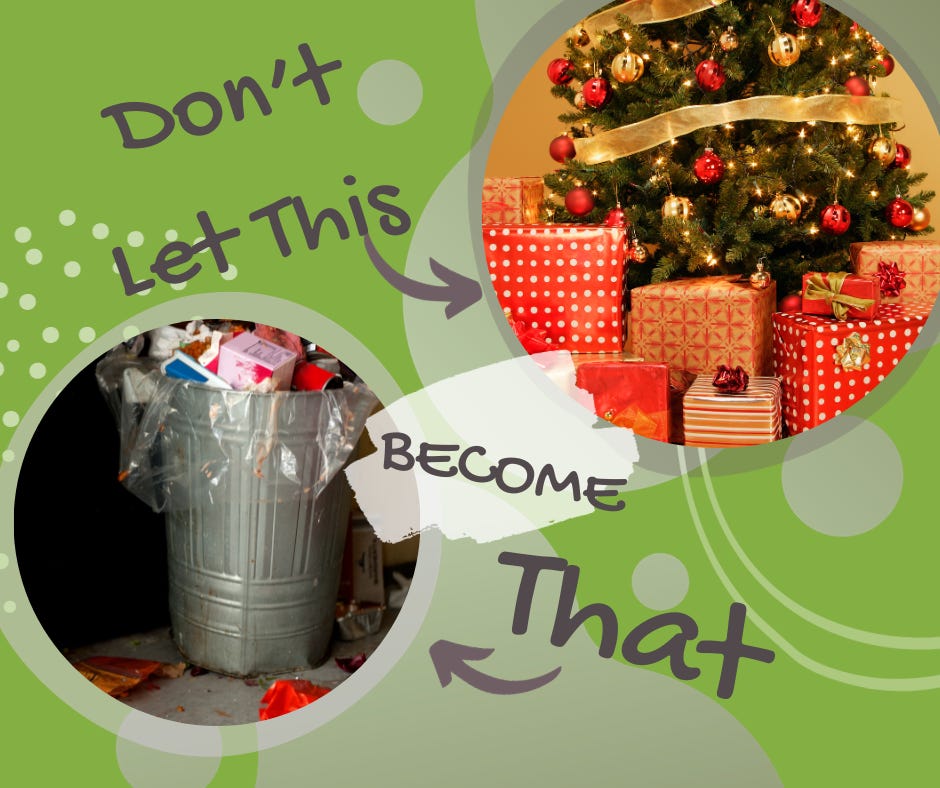 How to Organize Christmas Morning to Reduce the Wrapping Waste