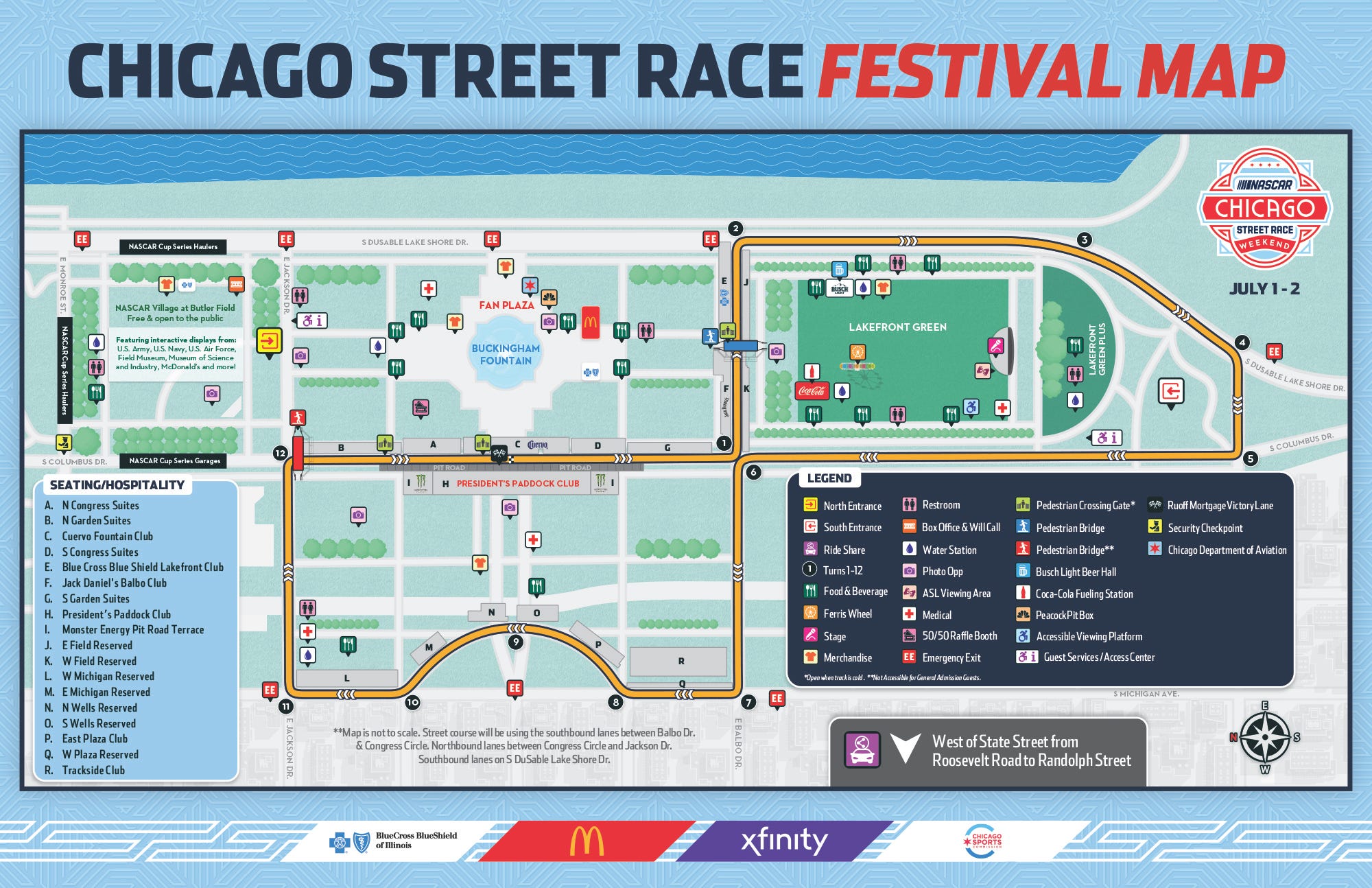2023 Chicago Street Course Schedule