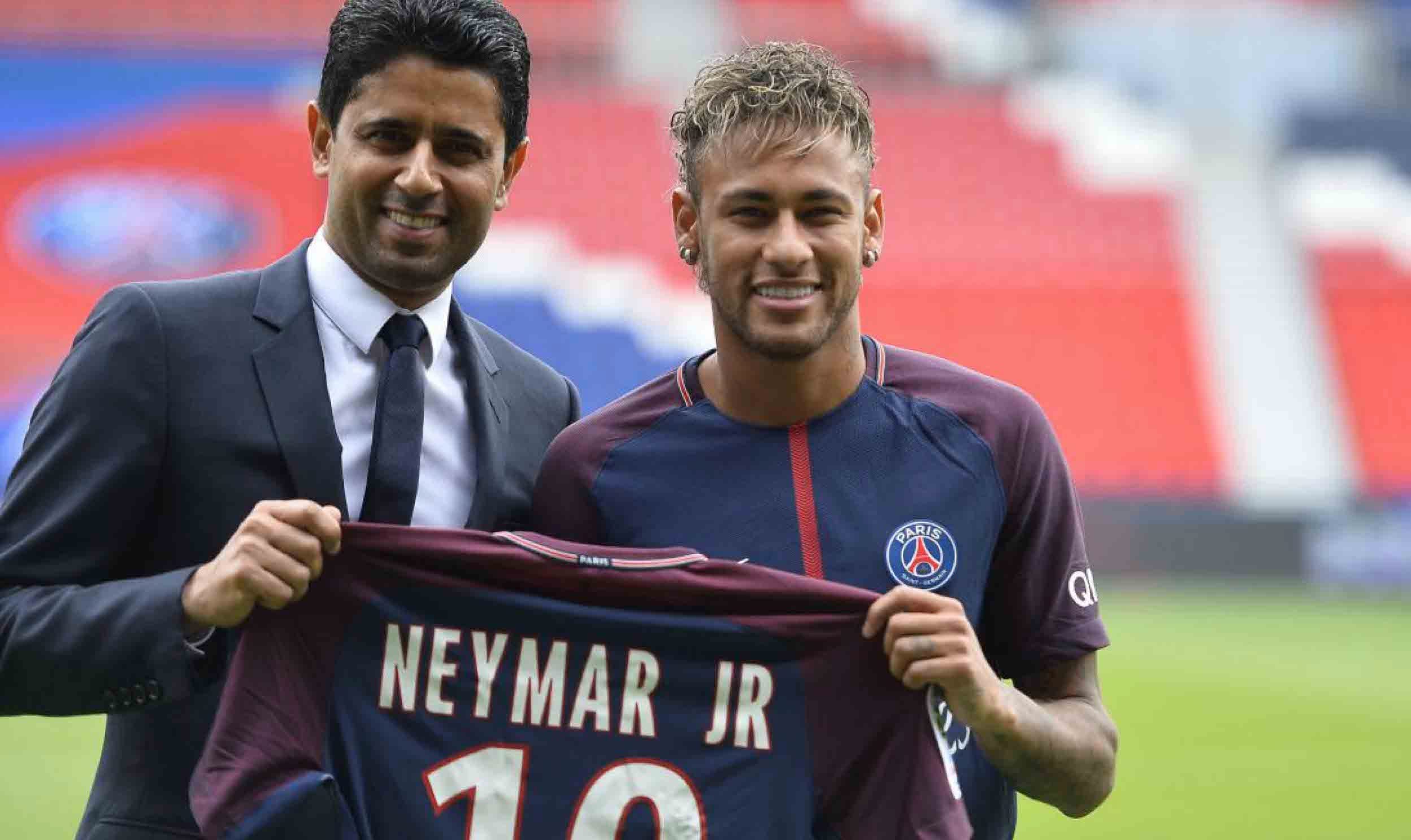 Football star, Neymar steps out in stylish outfit for the launch