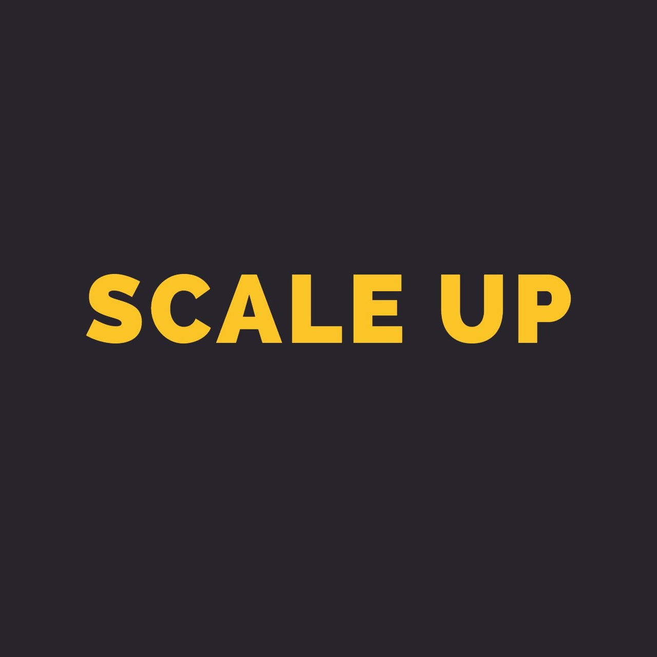 SCALE UP