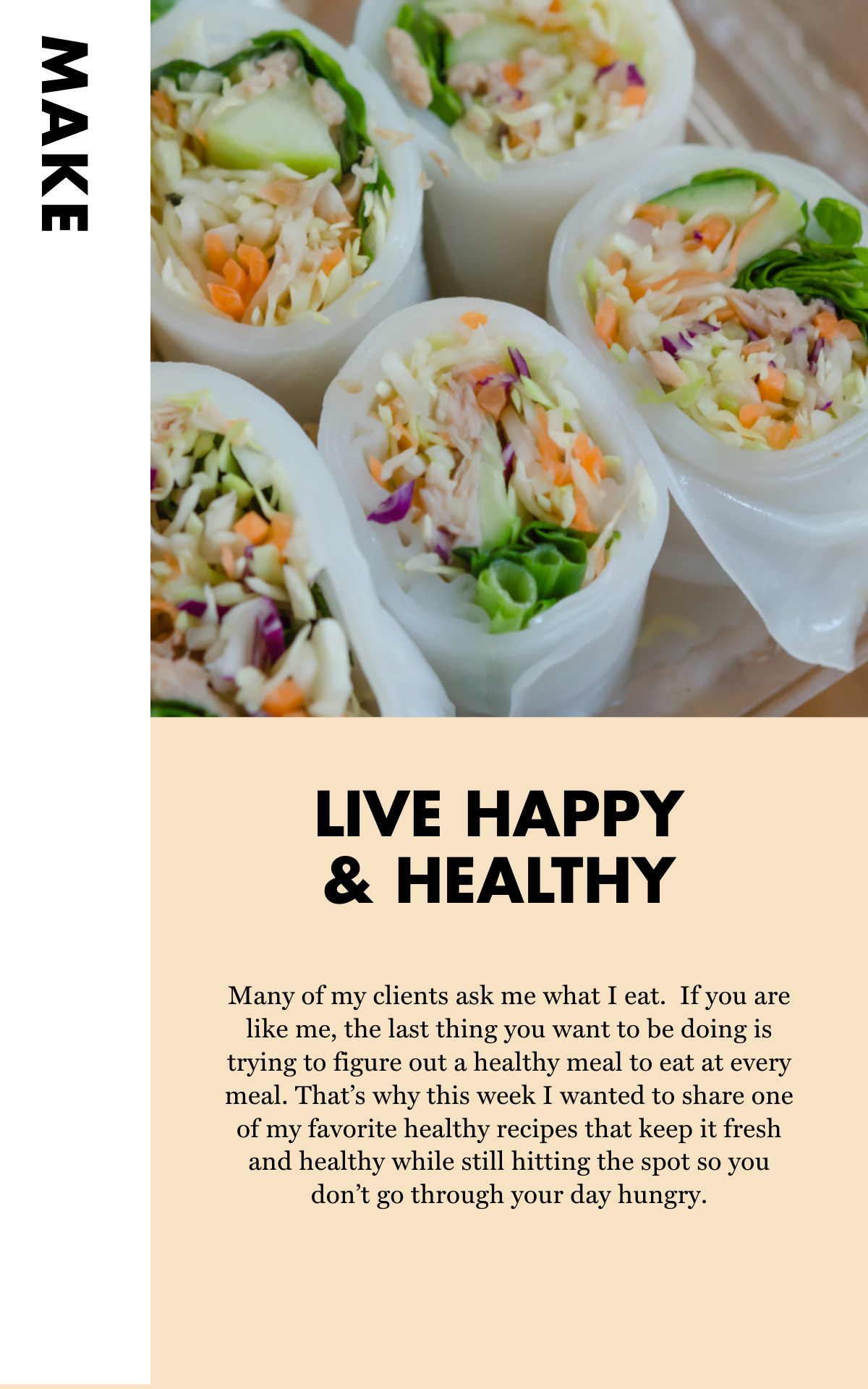 Meal Prep Recipe: Spring Rolls Meal Prep Bowls — Eatwell101
