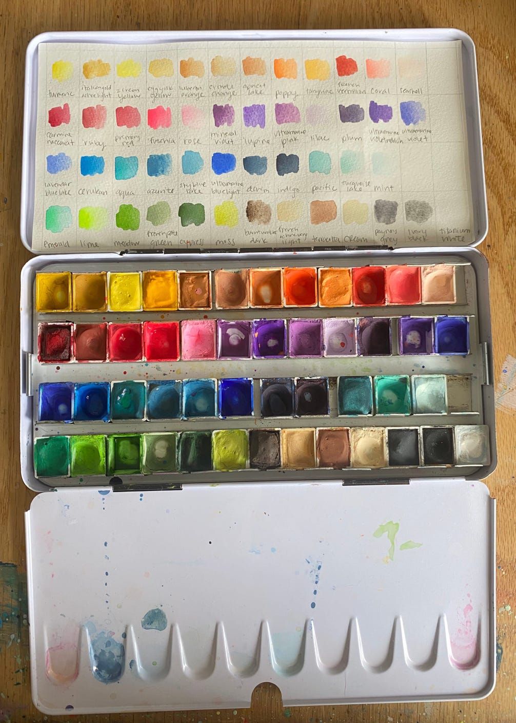 Daily Journal Entry 4/7/20 – Nature Stuff. And a mini paint palette. Of  course. – ThreeSixFiveArt