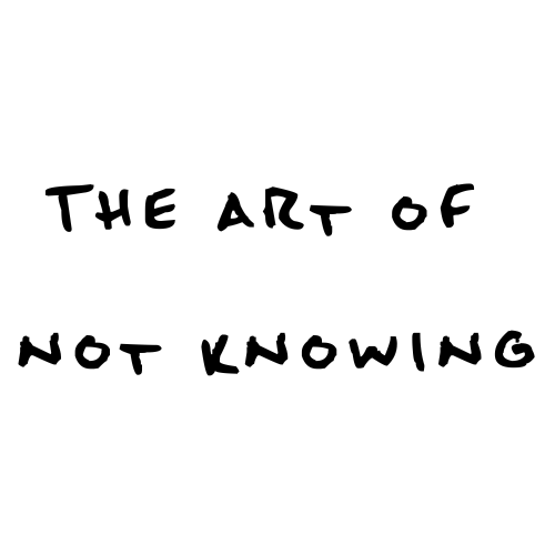 the art of not knowing