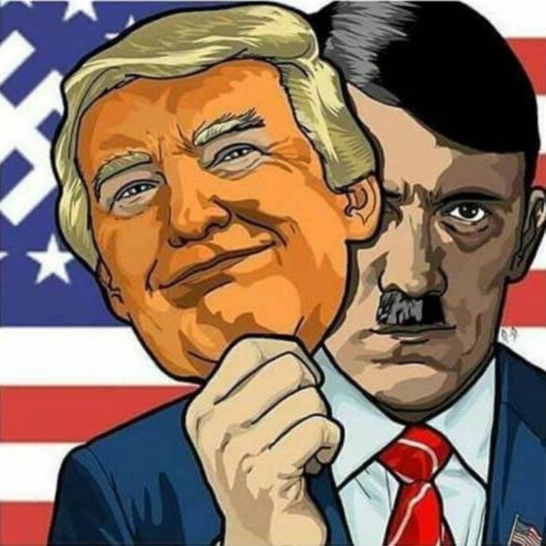 Artwork for MAGA = NAZI