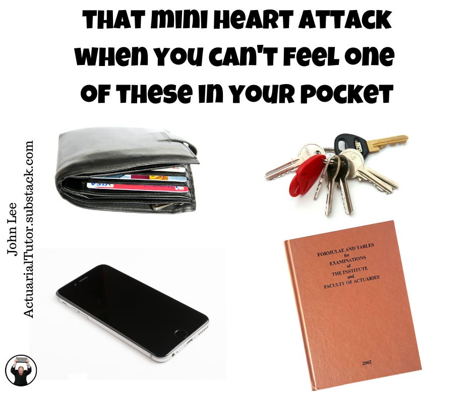 That mini heart attack you have when...