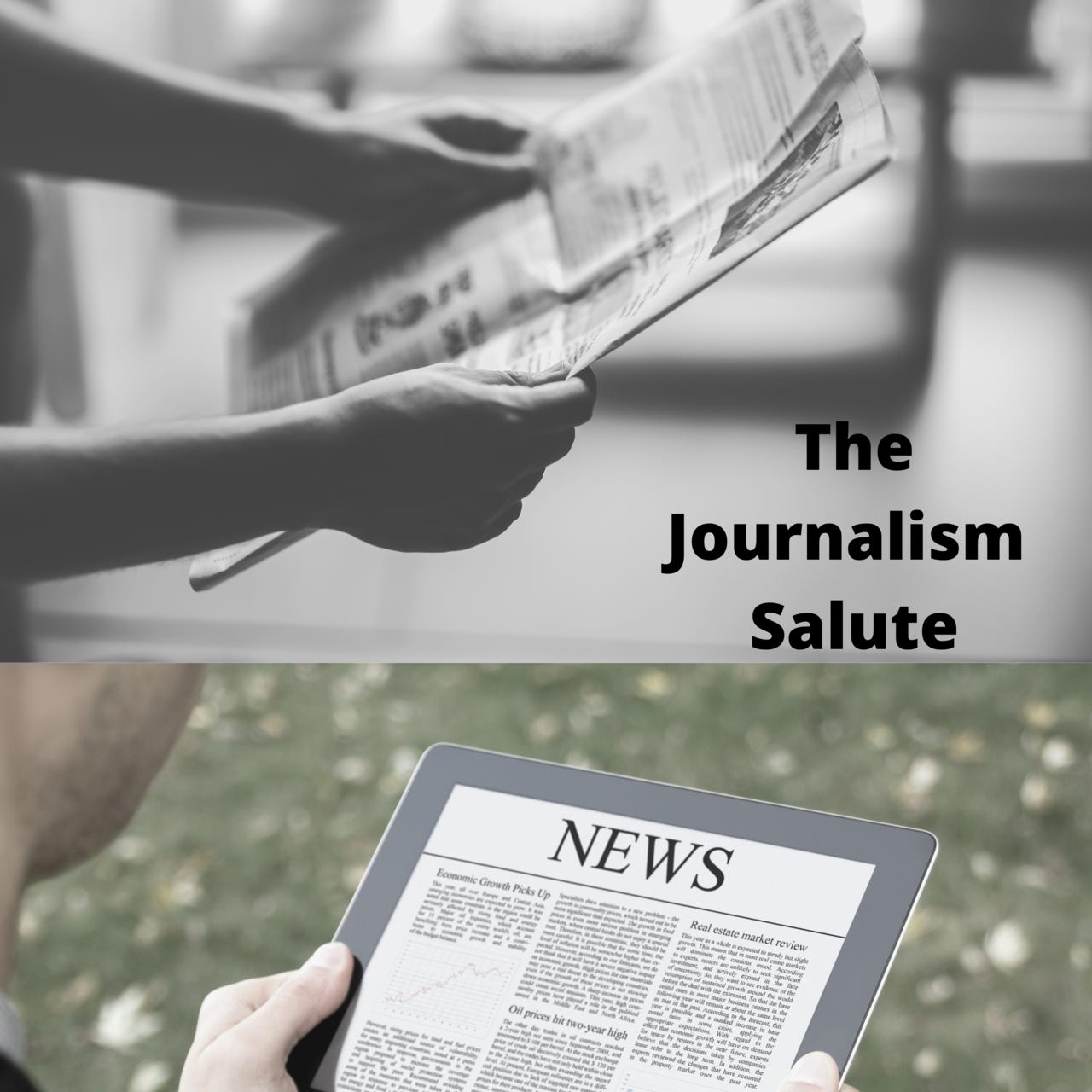 The Journalism Salute Substack logo