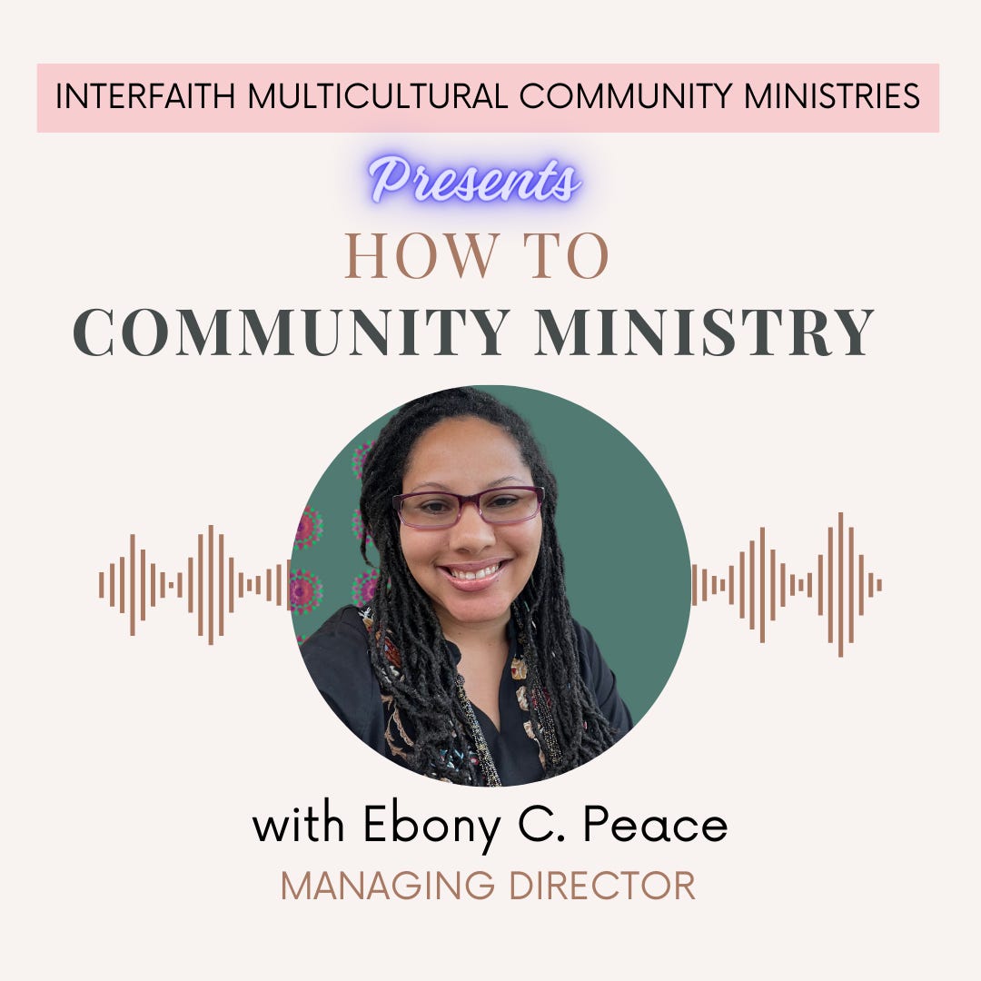 How To Community Ministry