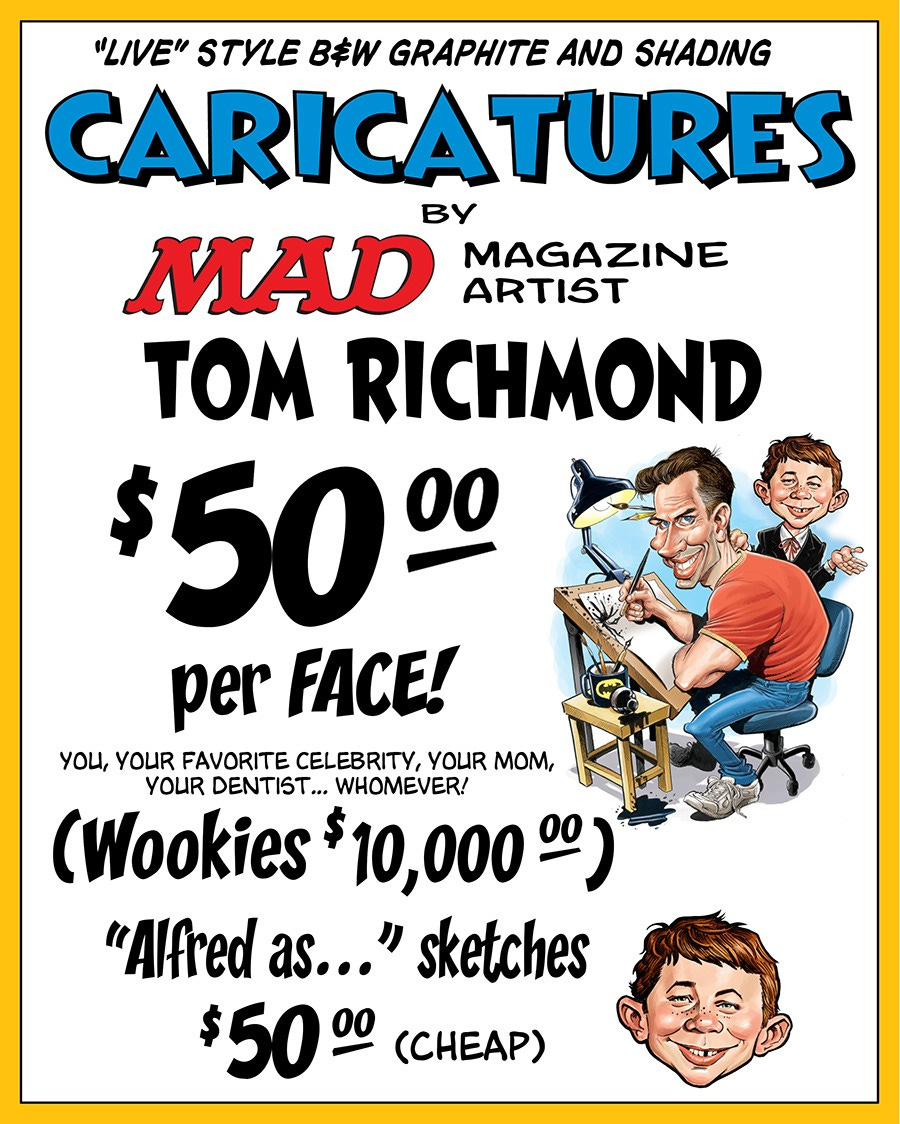 Tom's Virtual Artist's Alley Table is Open!