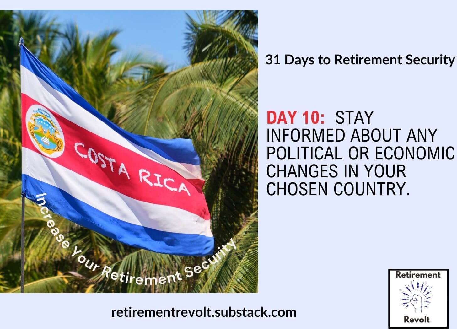 Day 10 - 31 Days to International Retirement Security