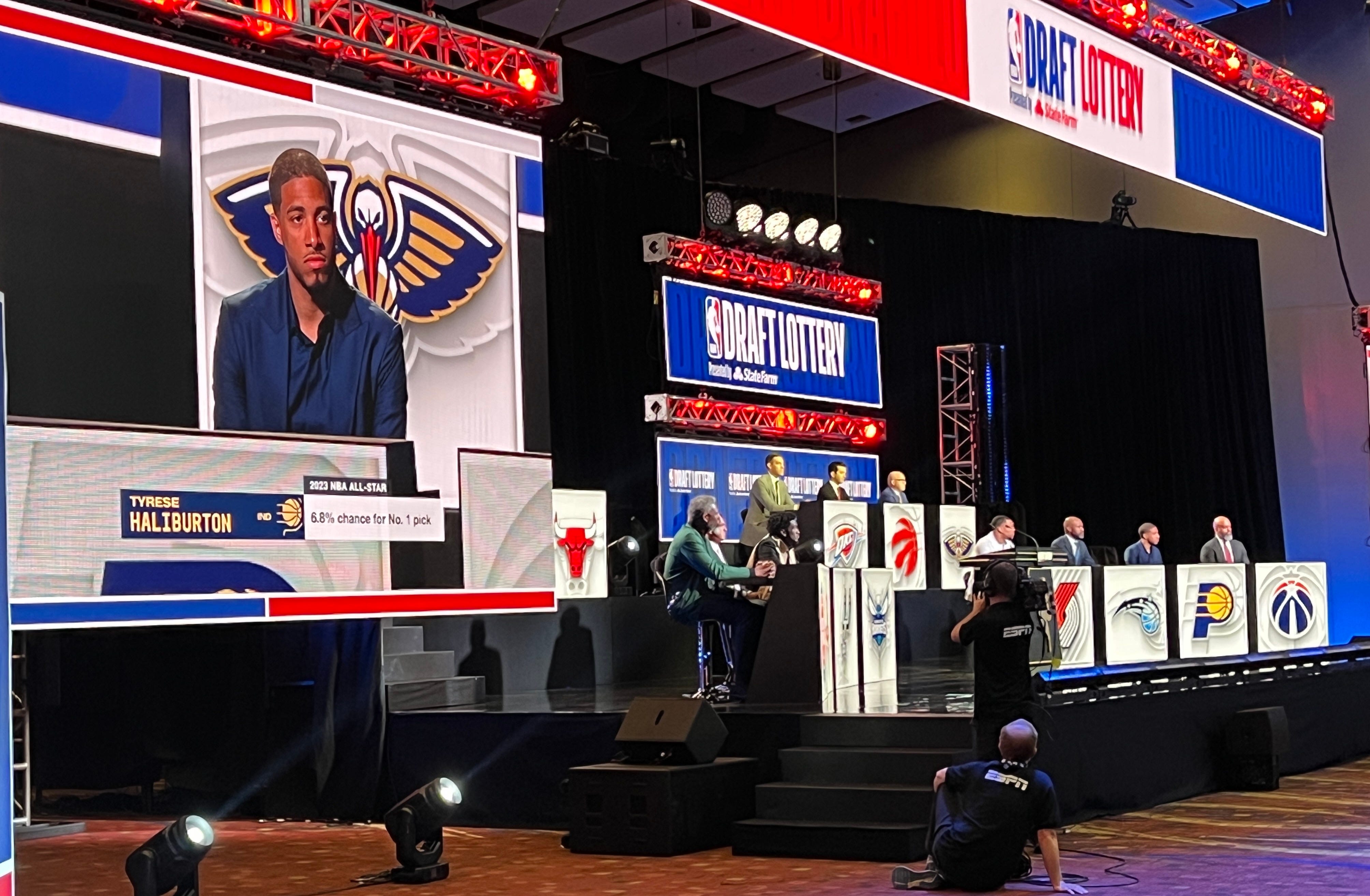 Behind the scenes with the Pacers at another draft lottery