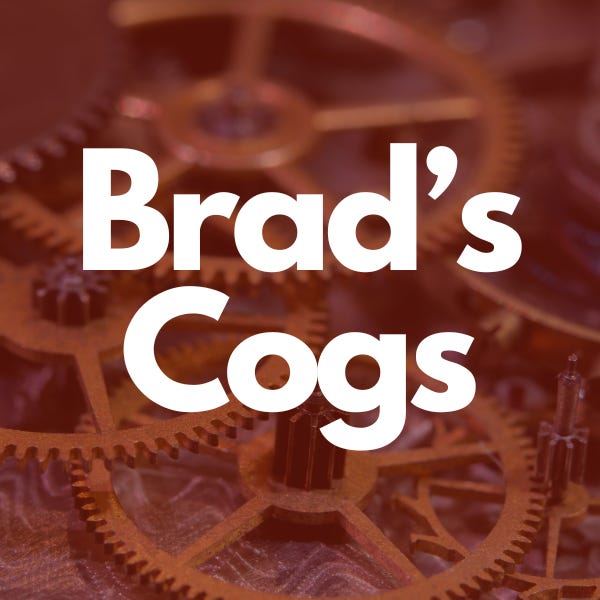 Brad's Cogs logo