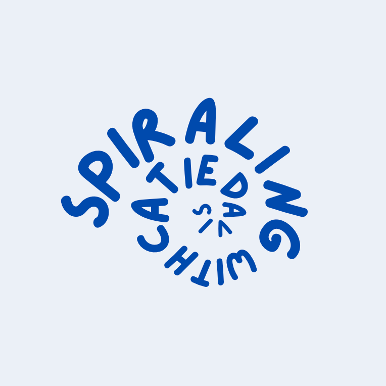 spiraling logo