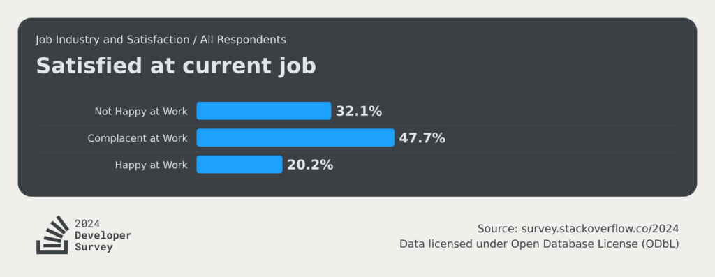 Stack Overflow Developer Survey 2024 Factors Contributing to job satisfaction