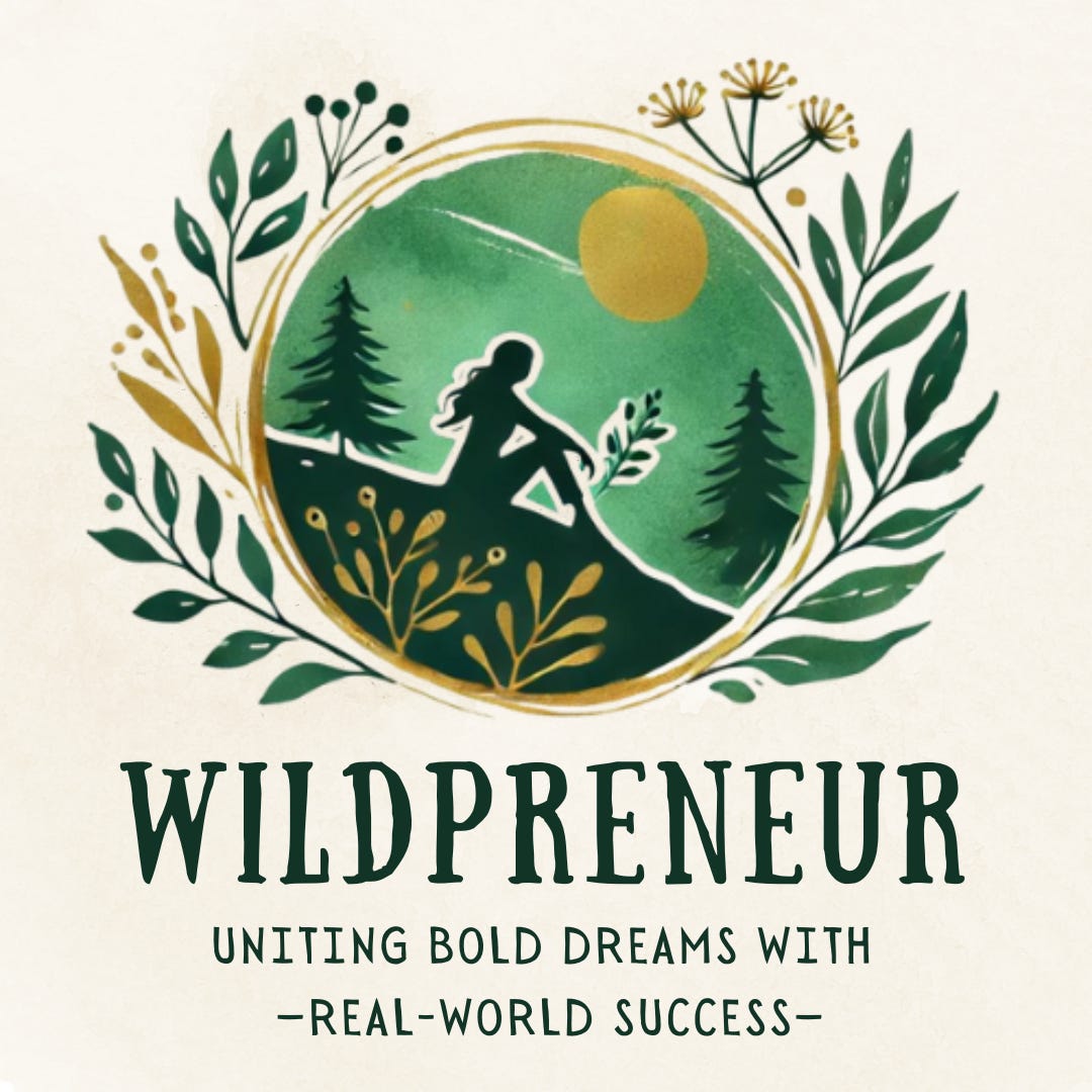 The Way of the WildPreneur 🍃 with Carmen Schreffler logo