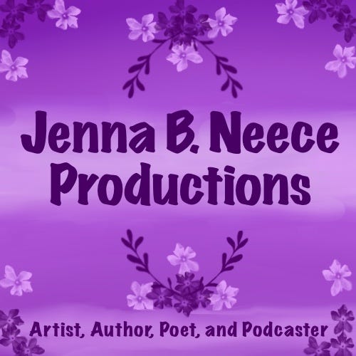 Jenna B. Neece Productions: Stories, Art, & Podcasts logo