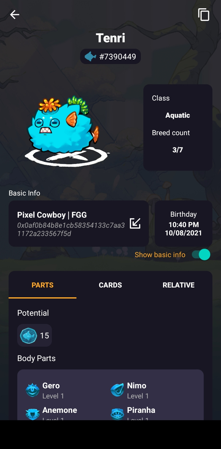 Axie Buddy V9  Change Log - My Axie Buddy